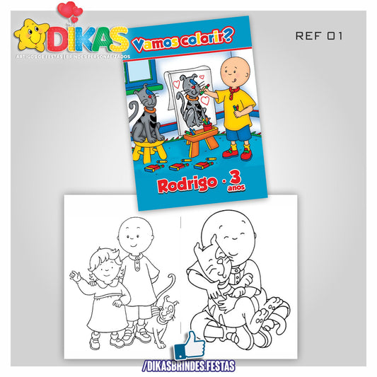 LIVRINHO PARA COLORIR - RUCA