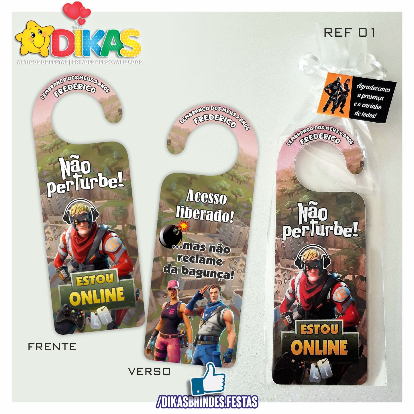 AVISO DE PORTA - FORTNITE