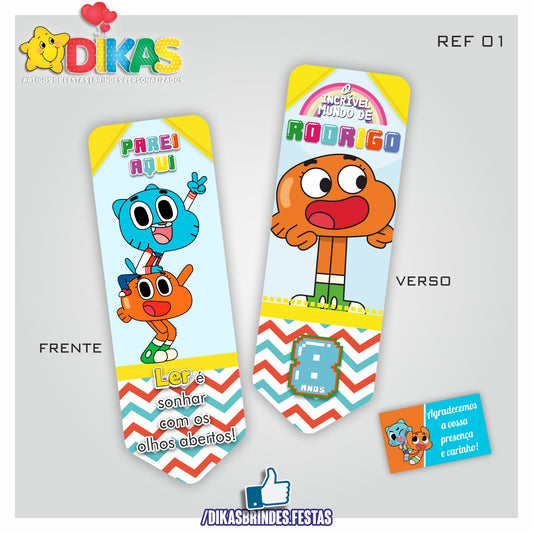 MARCAPÁGINAS PERSONALIZADOS - STUMBLE GUYS