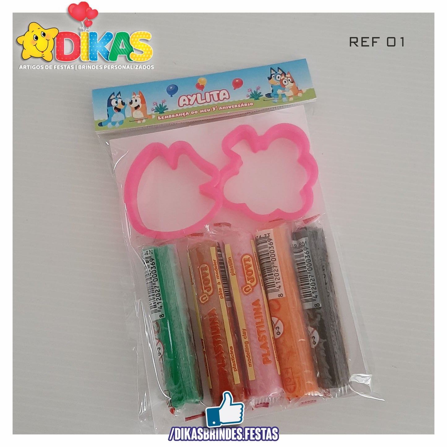 PLASTICINA PERSONALIZADA - BLUEY
