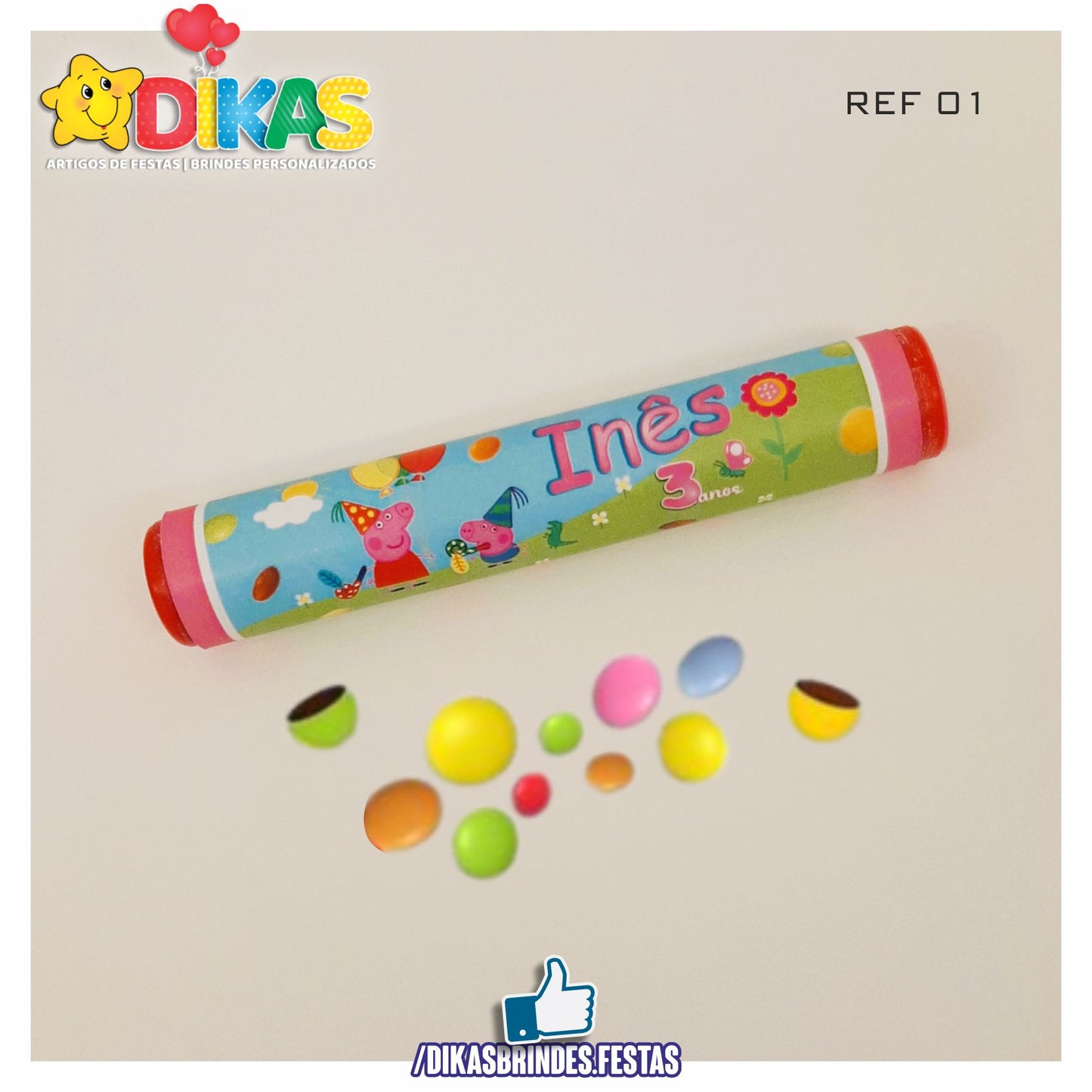 PINTAROLAS TEMÁTICA PERSONALIZADA - PORQUINHA PEPPA