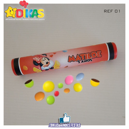 PINTAROLAS TEMÁTICA PERSONALIZADA - MINNIE VERMELHA