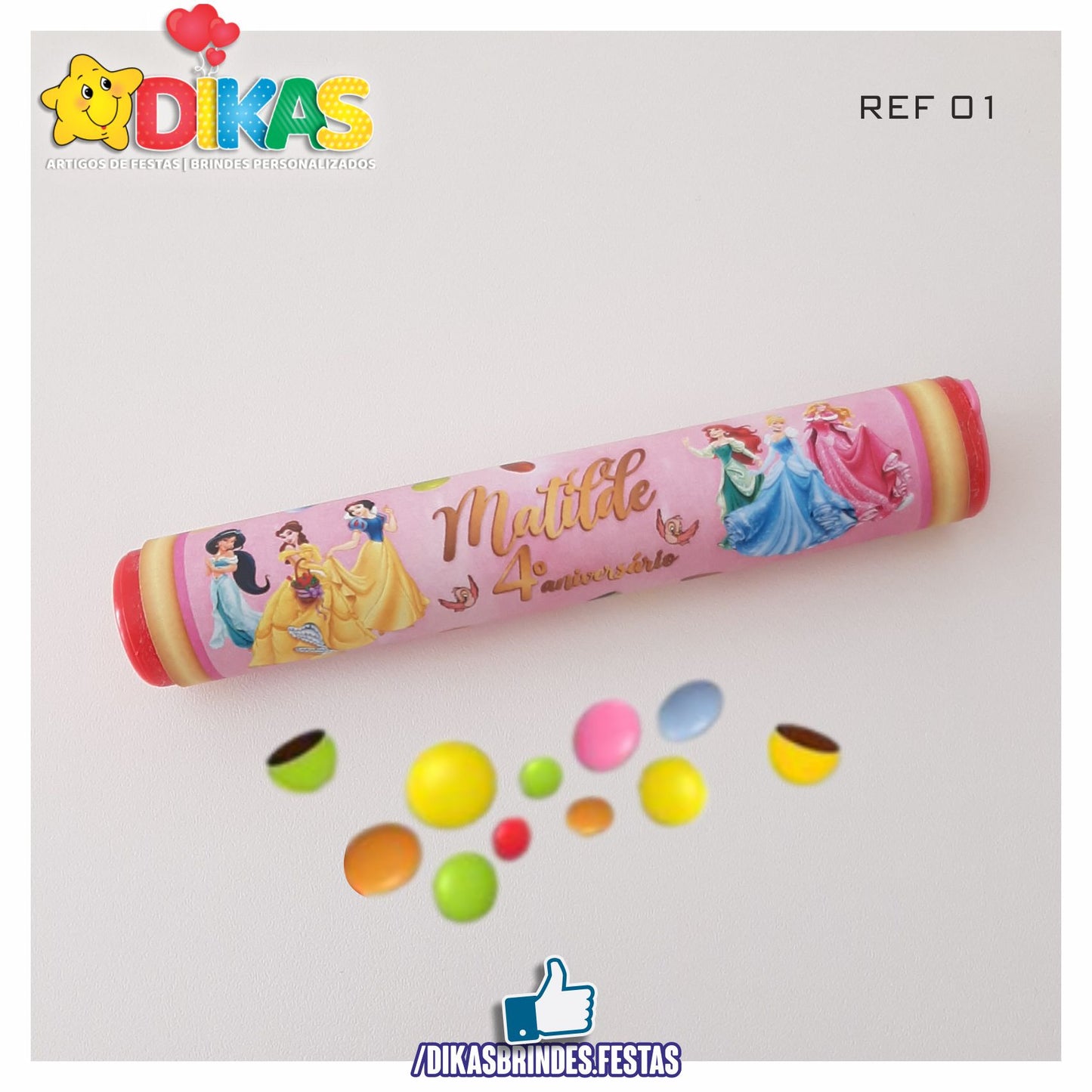 PINTAROLAS TEMÁTICA PERSONALIZADA - PRINCESAS DISNEY