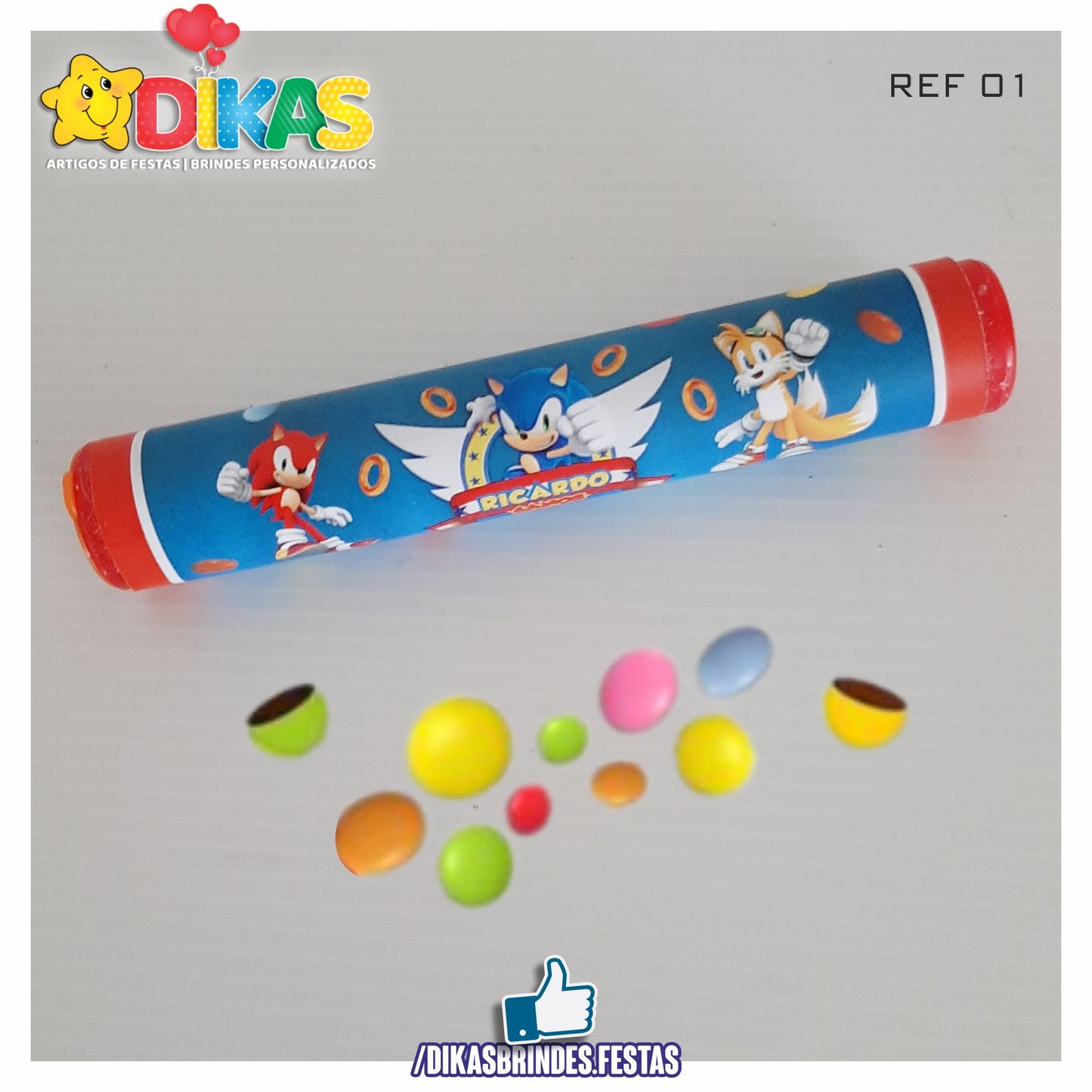 PINTAROLAS TEMÁTICA PERSONALIZADA - SONIC