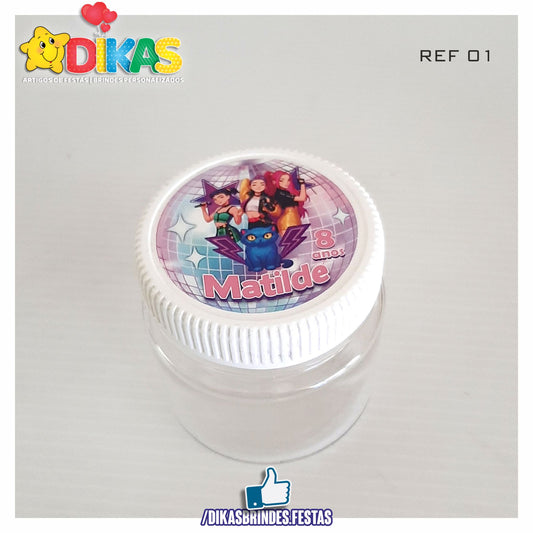 POTE PLÁSTICO 100ML PERSONALIZADO - GUERREIRAS DO K-POP