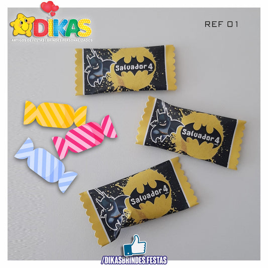 REBUÇADOS PERSONALIZADOS - BATMAN
