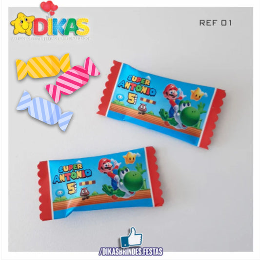 REBUÇADOS PERSONALIZADOS - MARIO BROS