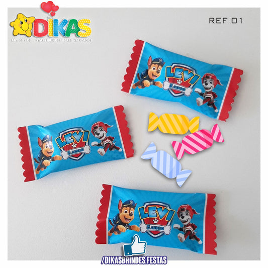 REBUÇADOS PERSONALIZADOS - PATRULHA PATA