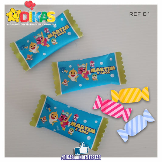 REBUÇADOS PERSONALIZADOS - BABY SHARK