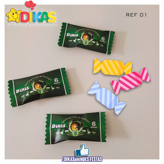 REBUÇADOS PERSONALIZADOS - FUTEBOL SPORTING