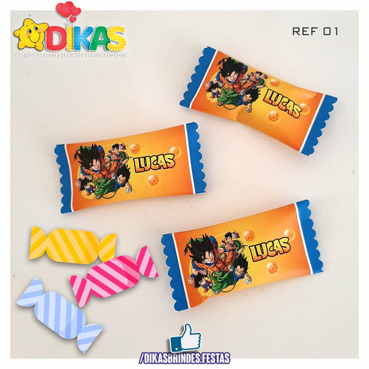 REBUÇADOS PERSONALIZADOS - DRAGON BALL