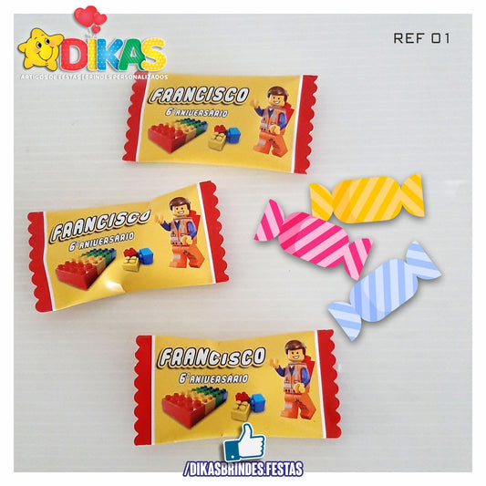 REBUÇADOS PERSONALIZADOS - LEGO