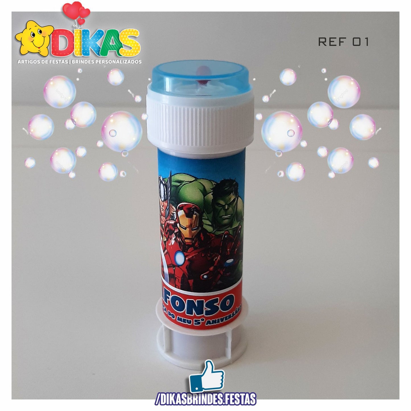 BOLHA DE SABÃO - AVENGERS