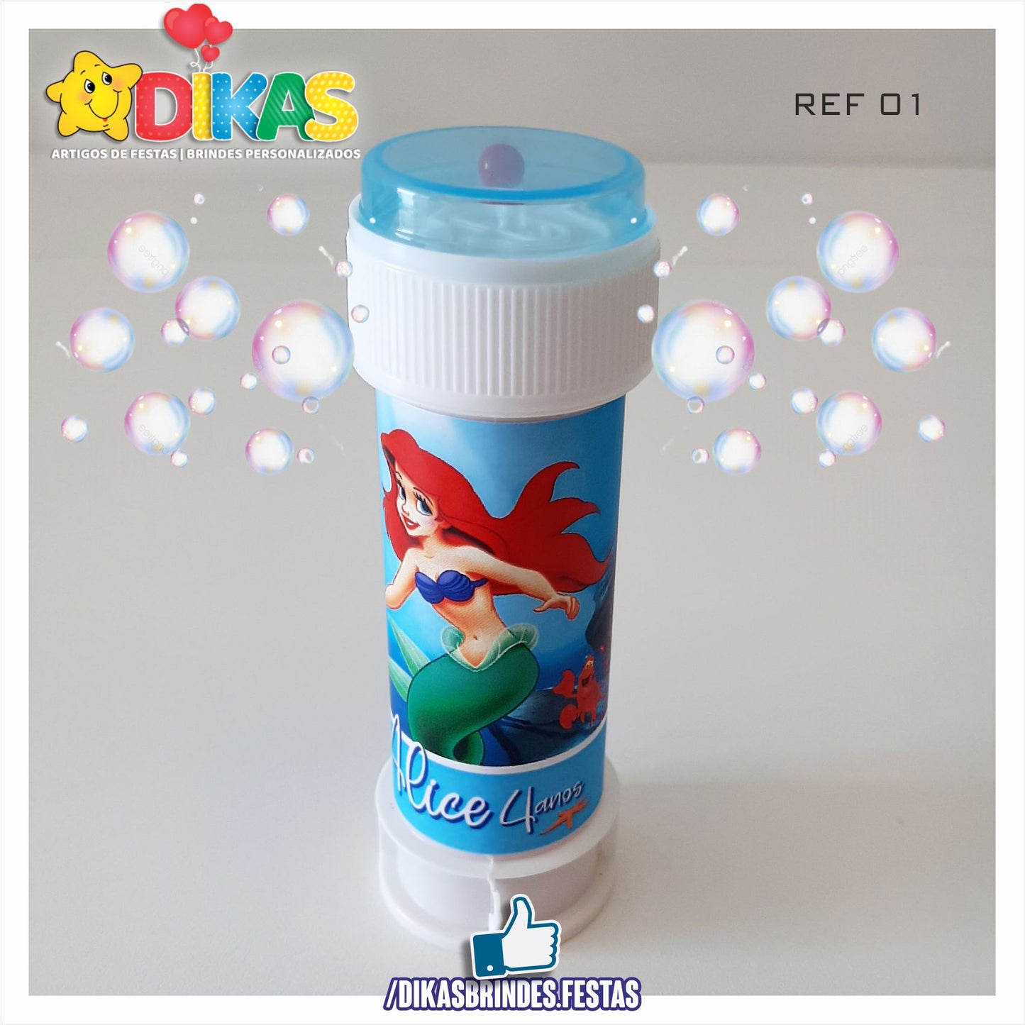 BOLHA DE SABÃO - PEQUENA SEREIA