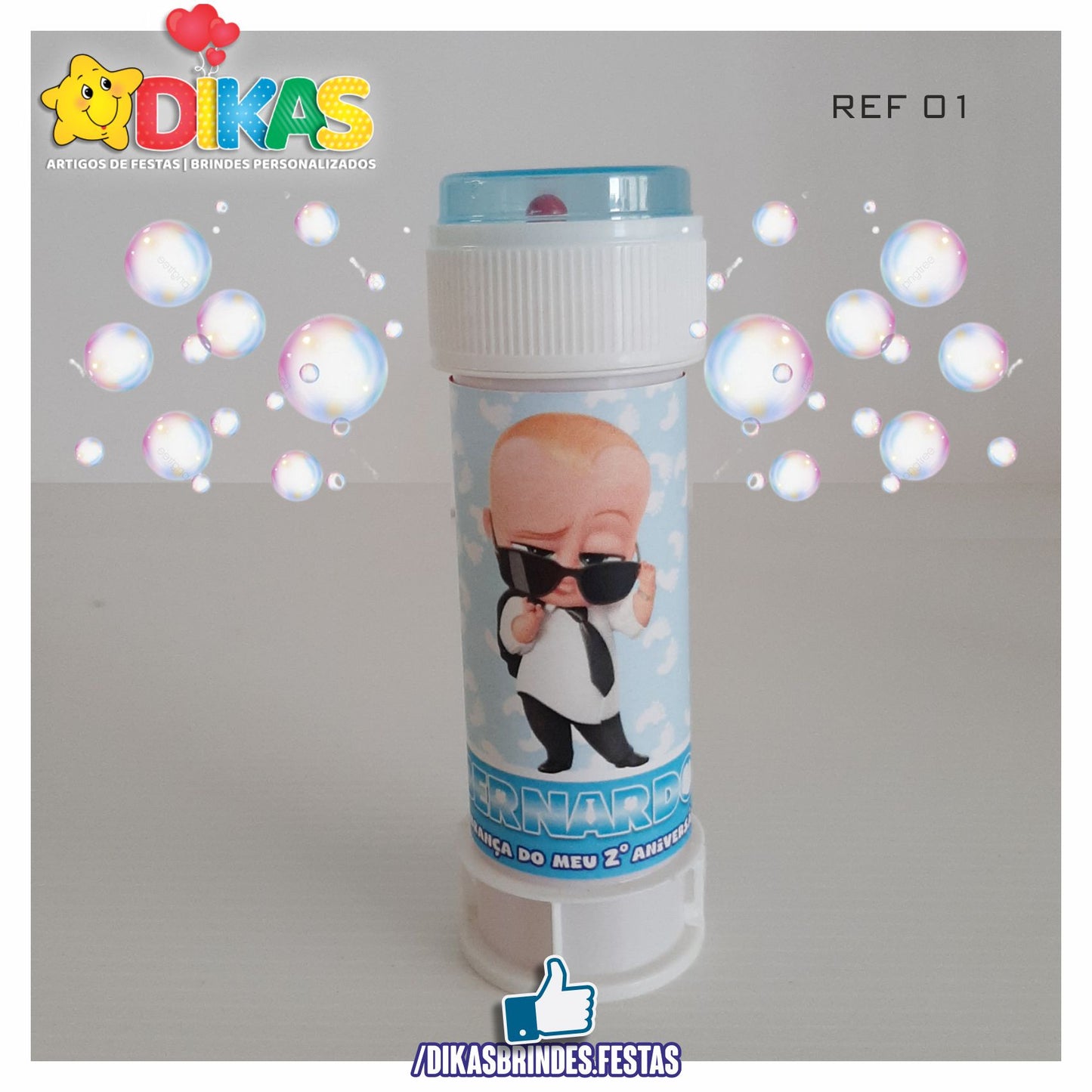 BOLHA DE SABÃO - BOSS BABY