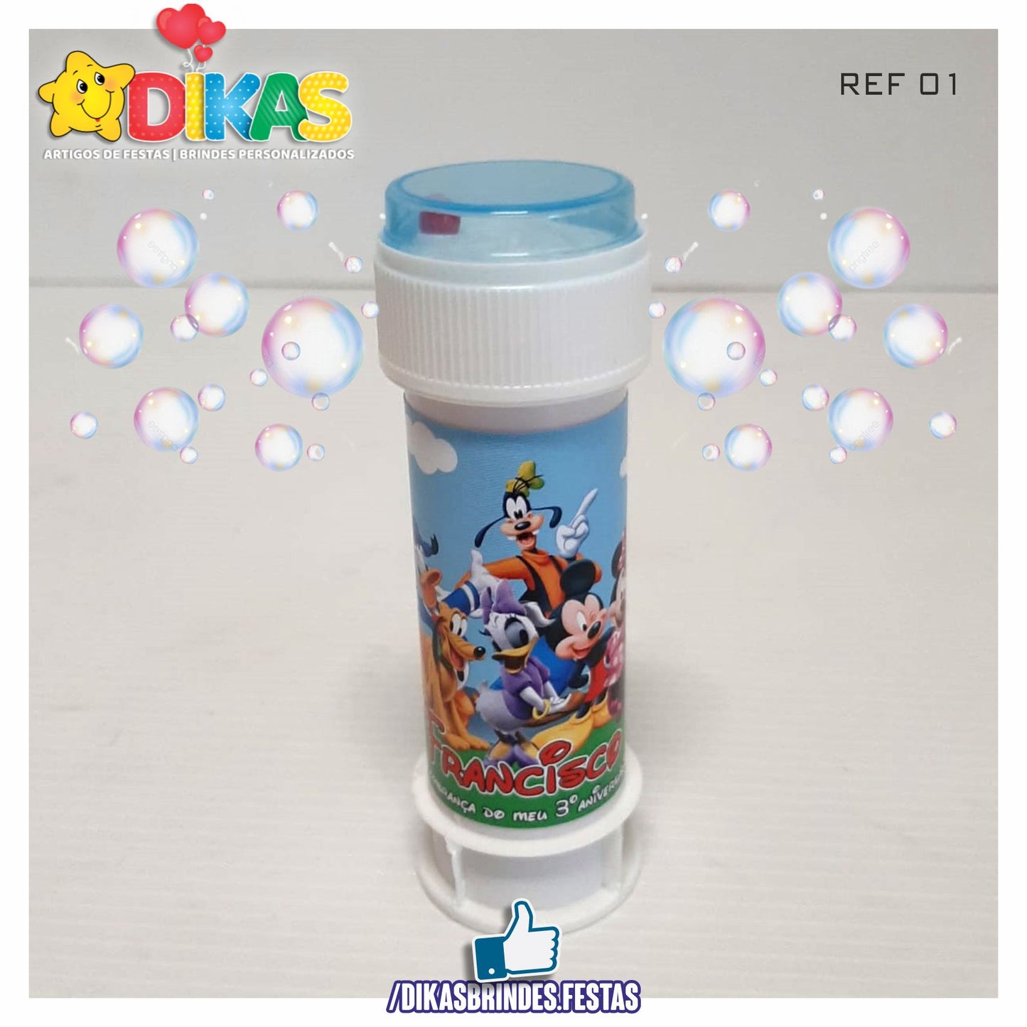 BOLHA DE SABÃO - MICKEY E OS AMIGOS