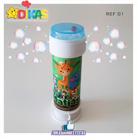 BOLHA DE SABÃO - ANIMAIS DA SELVA