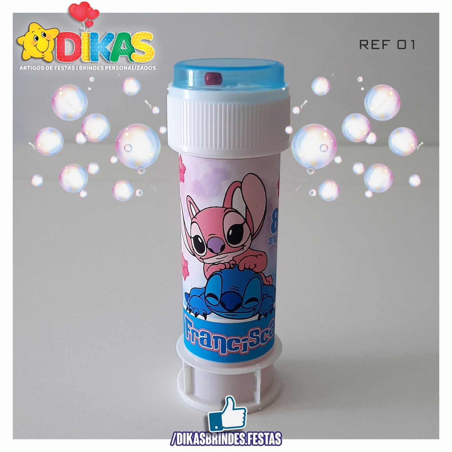 BOLHA DE SABÃO - STITCH