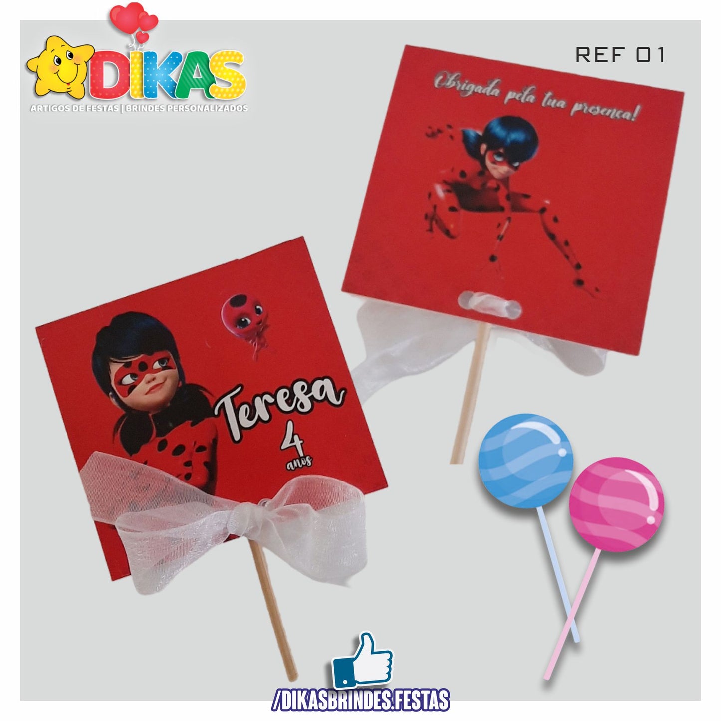 CHUPA PERSONALIZADO - LADYBUG