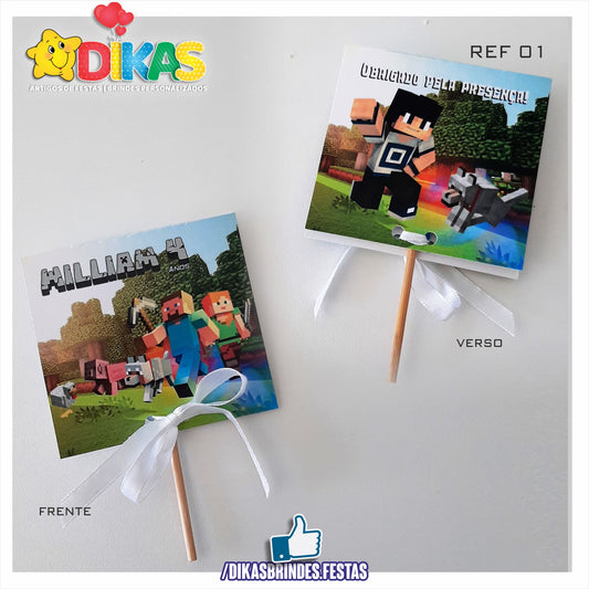 CHUPA PERSONALIZADO - MINECRAFT