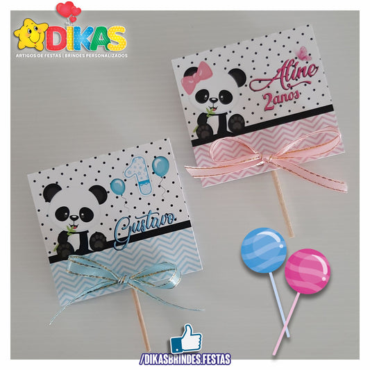 CHUPA PERSONALIZADO - PANDA BEBÉ