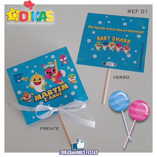 CHUPA PERSONALIZADO - BABY SHARK