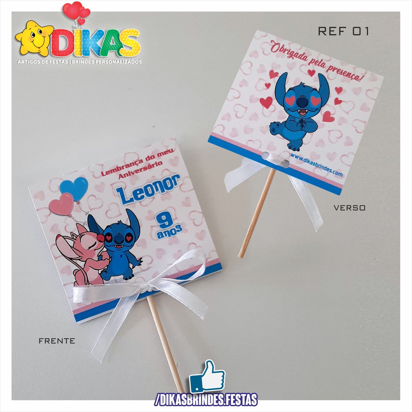 CHUPA PERSONALIZADO - STITCH