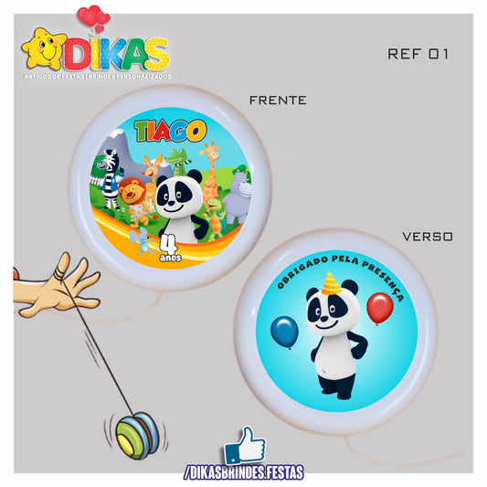 IOIÓ PERSONALIZADO - PANDA E OS AMIGOS