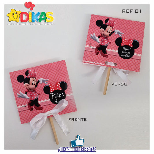 CHUPA PERSONALIZADO - MINNIE ROSA