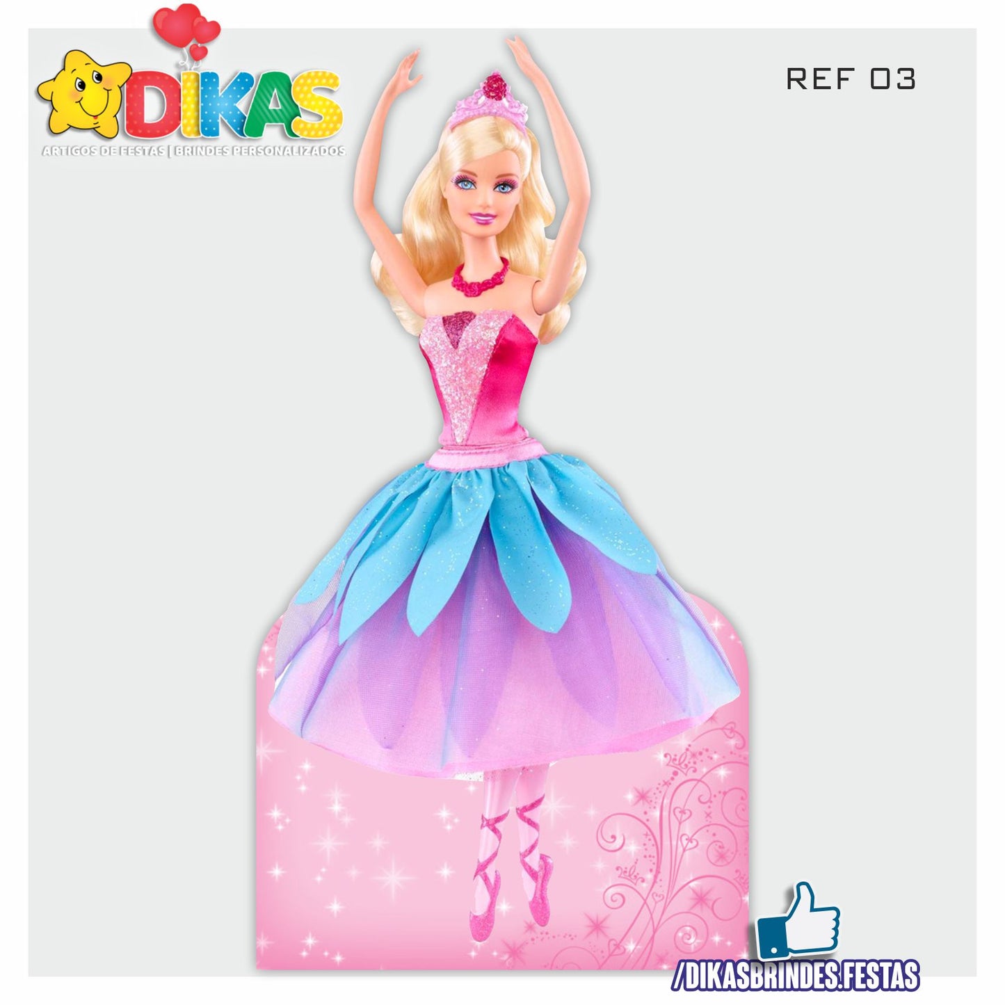 CENÁRIO PARA MESA - BARBIE