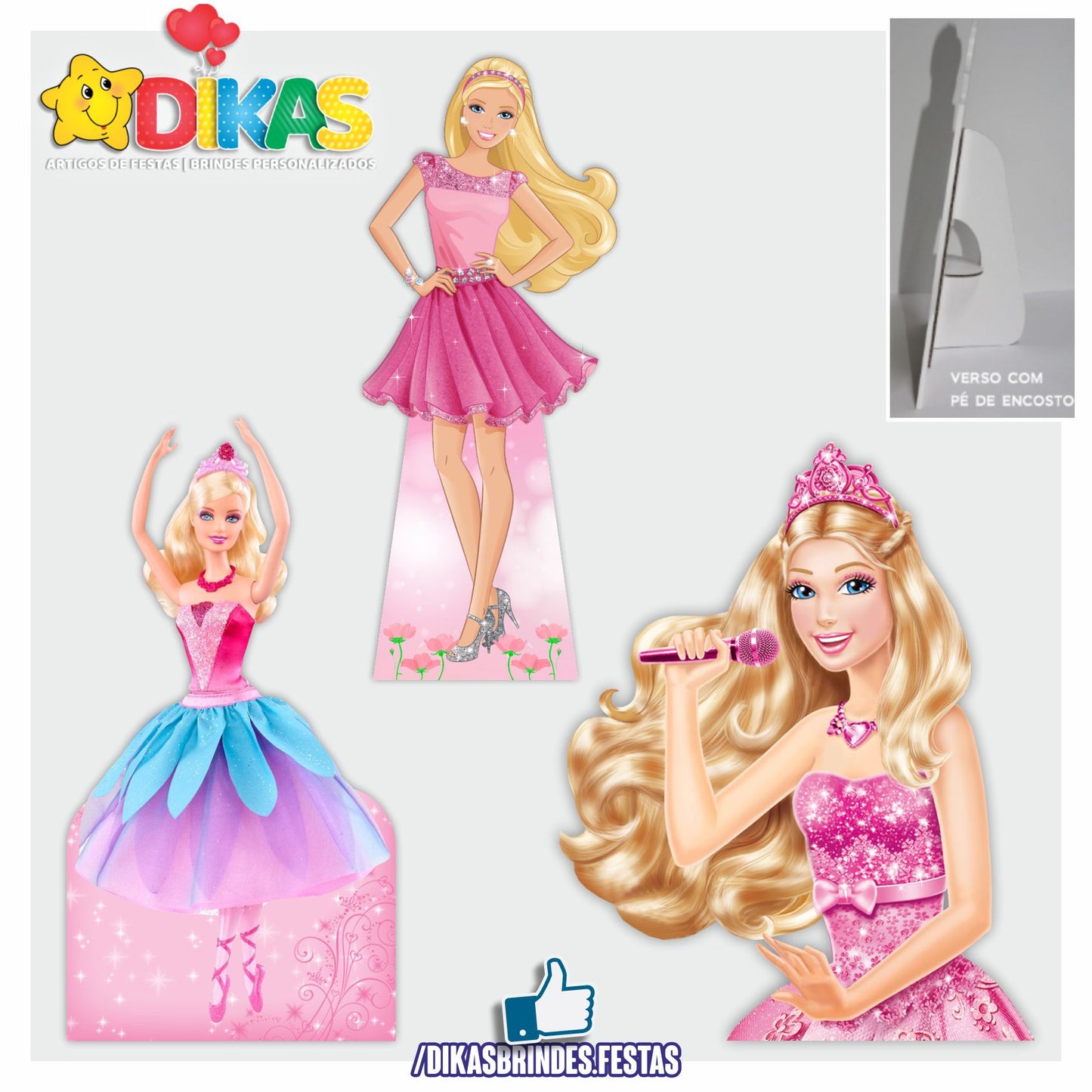 CENÁRIO PARA MESA - BARBIE