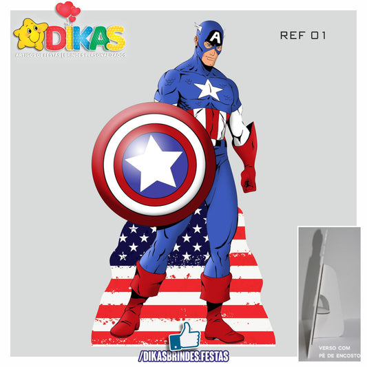 CENÁRIO PARA MESA - CAPITÃO AMÉRICA