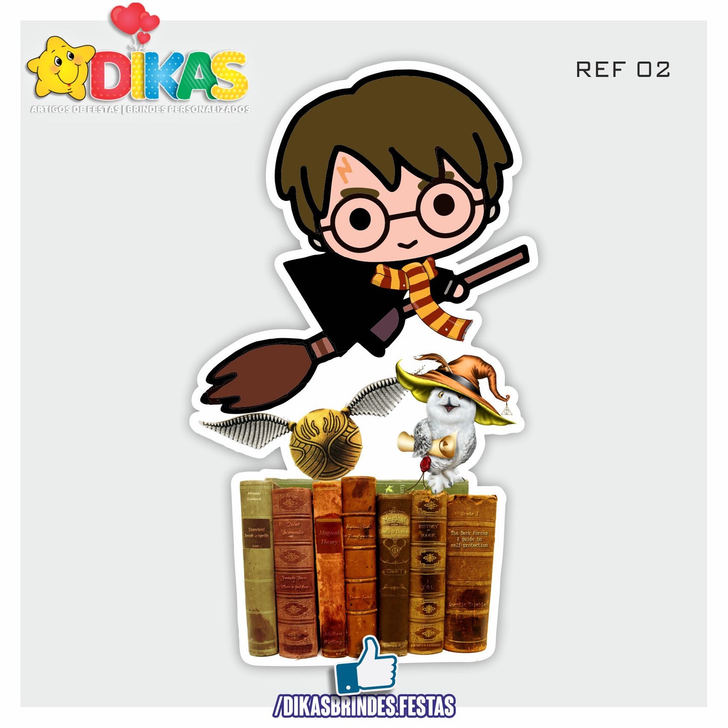 CENÁRIO PARA MESA - HARRY POTTER