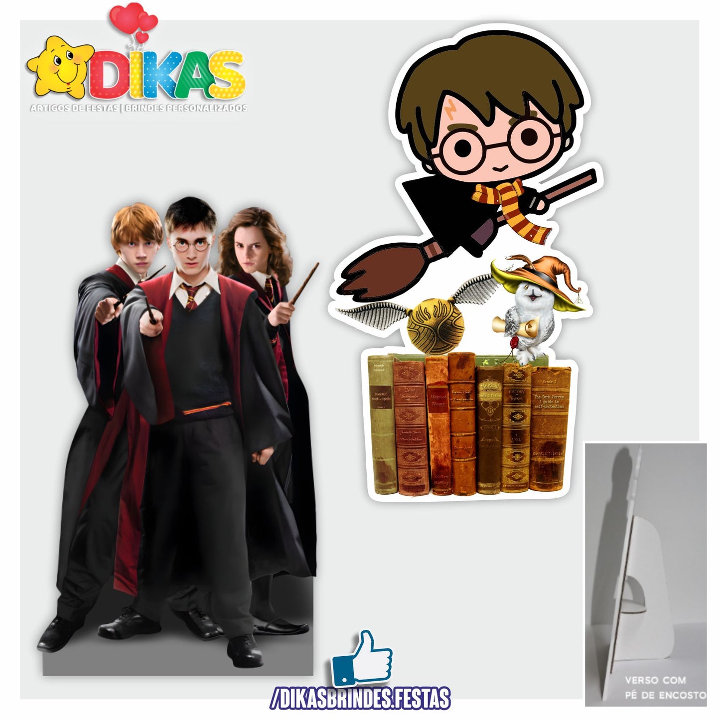CENÁRIO PARA MESA - HARRY POTTER