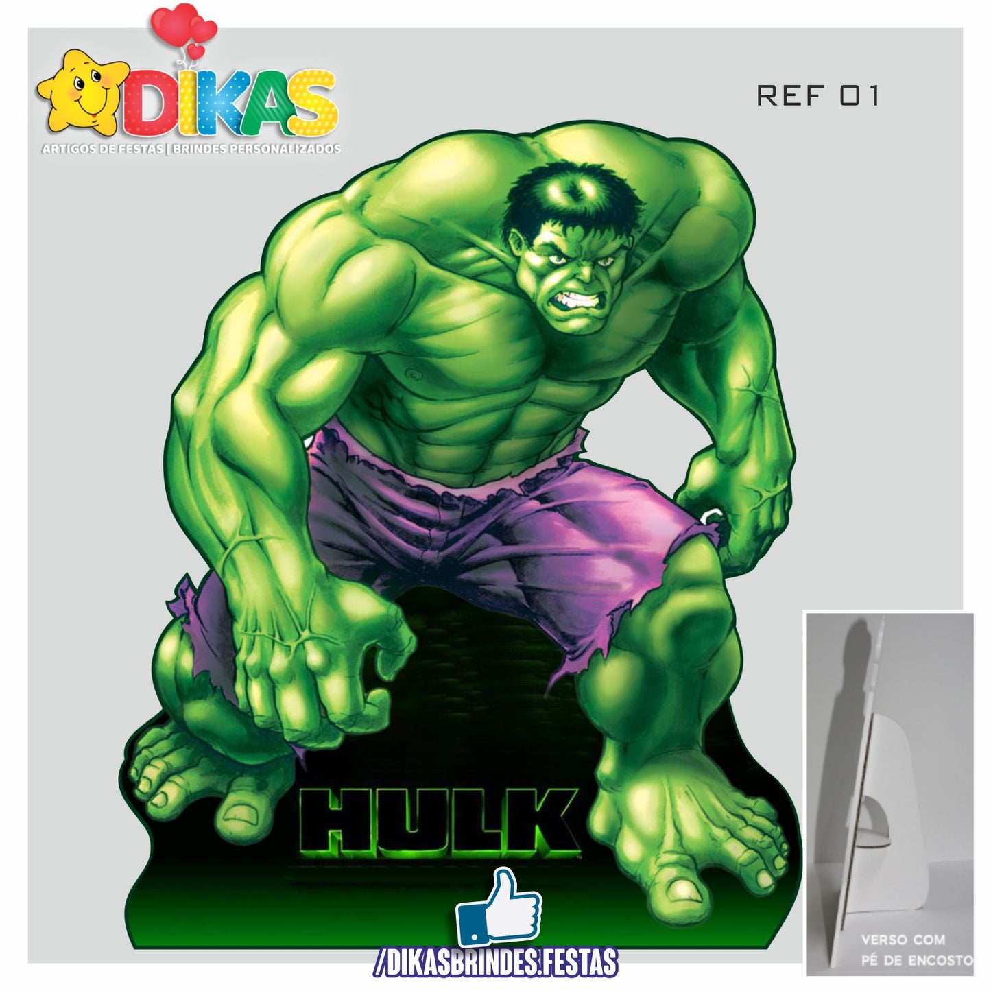 CENÁRIO PARA MESA - HULK