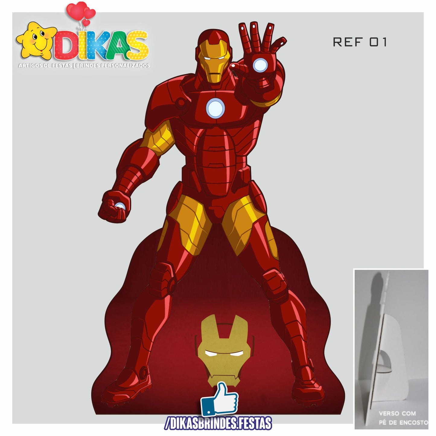 CENÁRIO PARA MESA - IRON MAN