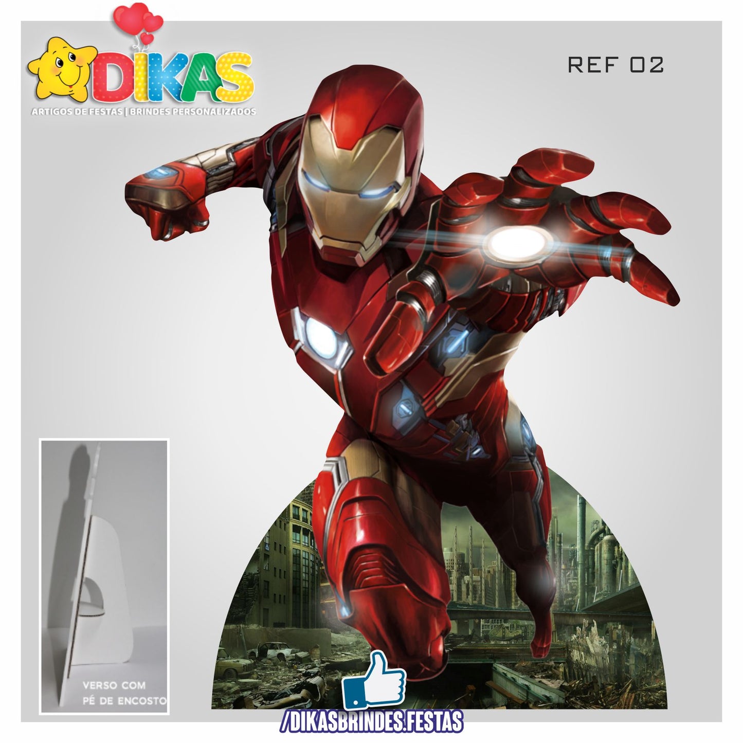 CENÁRIO PARA MESA - IRON MAN