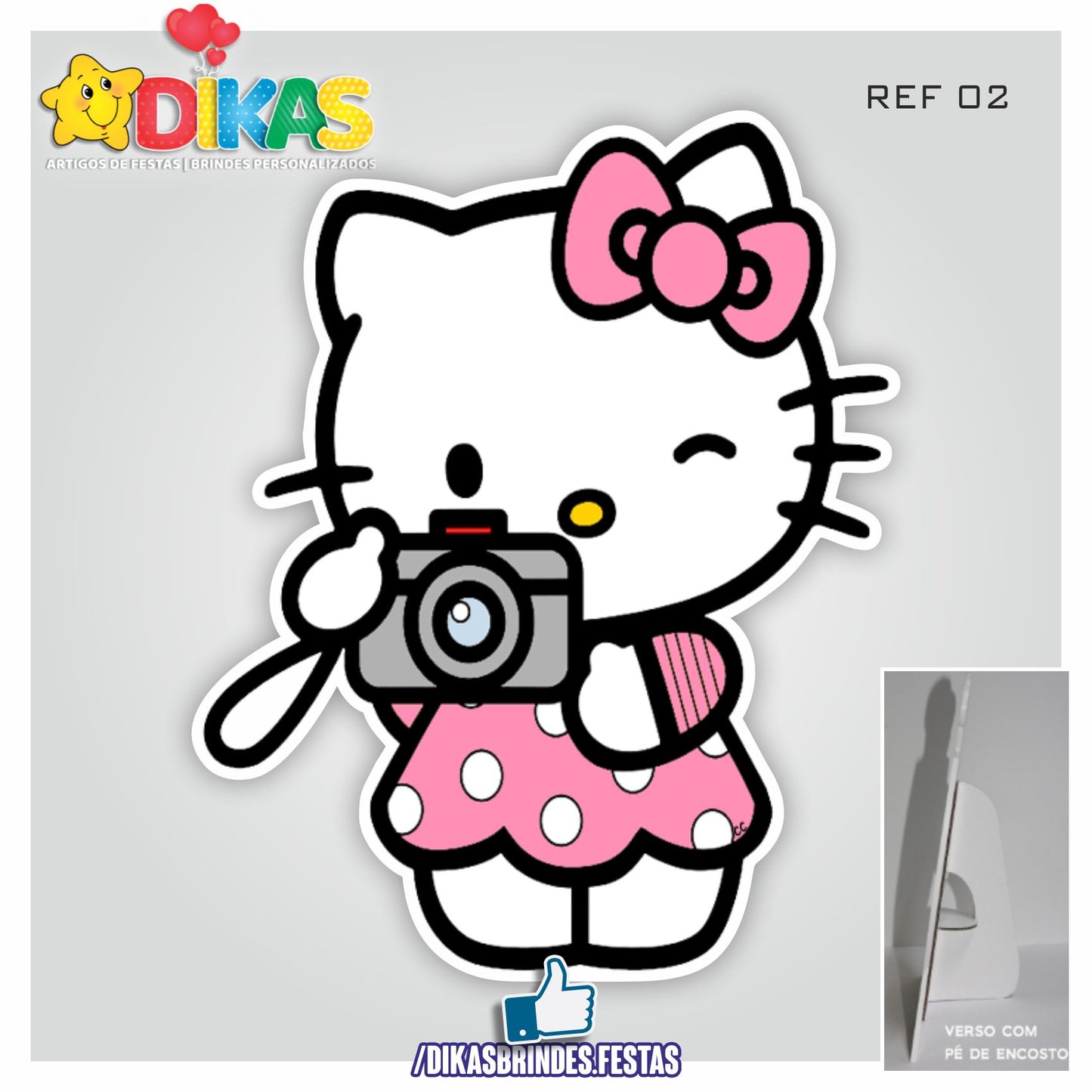CENÁRIO PARA MESA - HELLO KITTY