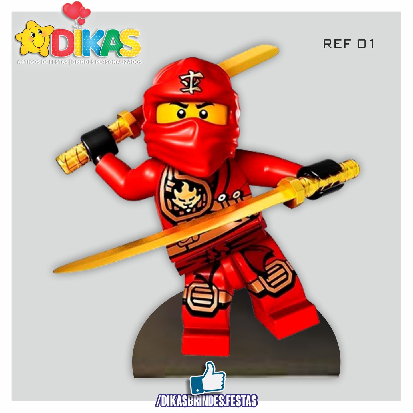 CENÁRIO PARA MESA - NINJAGO