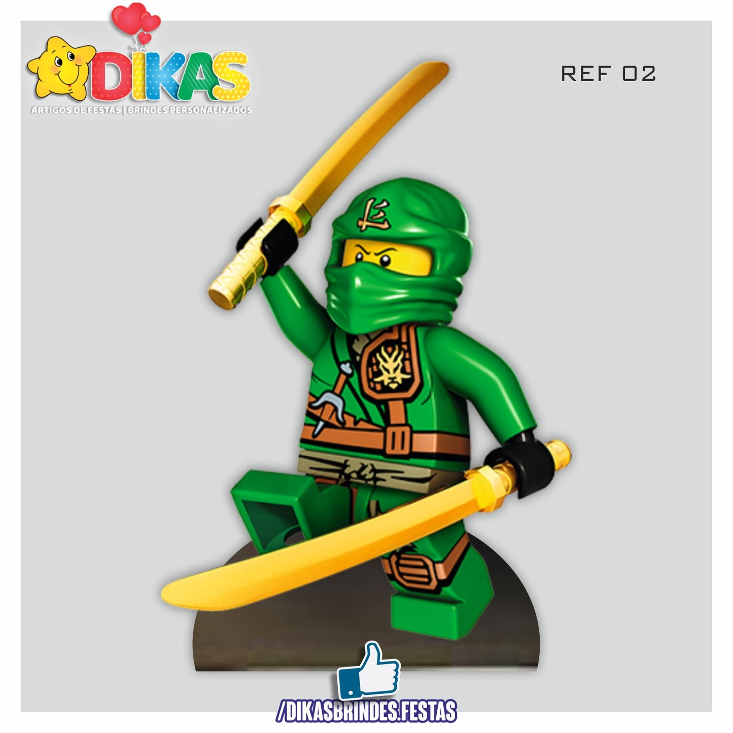 CENÁRIO PARA MESA - NINJAGO