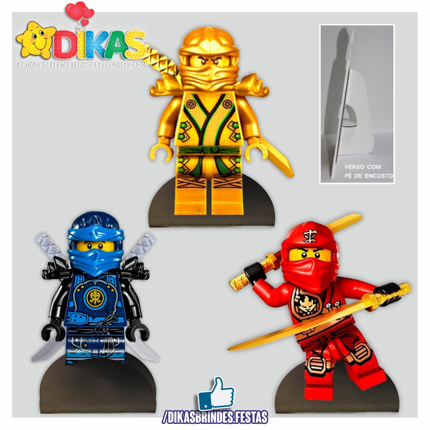 CENÁRIO PARA MESA - NINJAGO