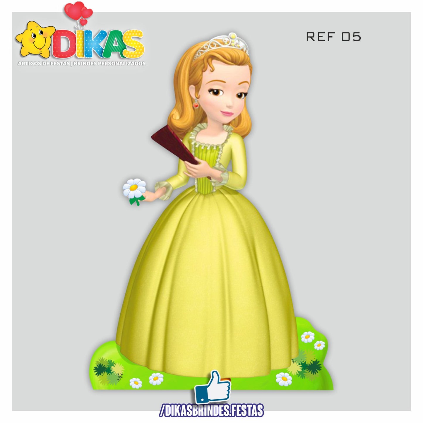 CENÁRIO PARA MESA - PRINCESA SOFIA
