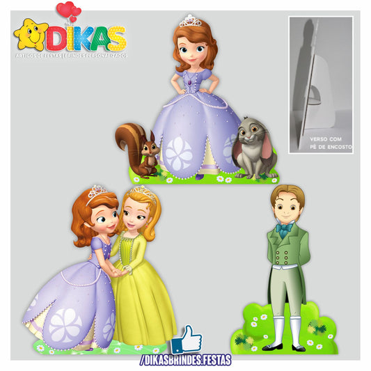 CENÁRIO PARA MESA - PRINCESA SOFIA