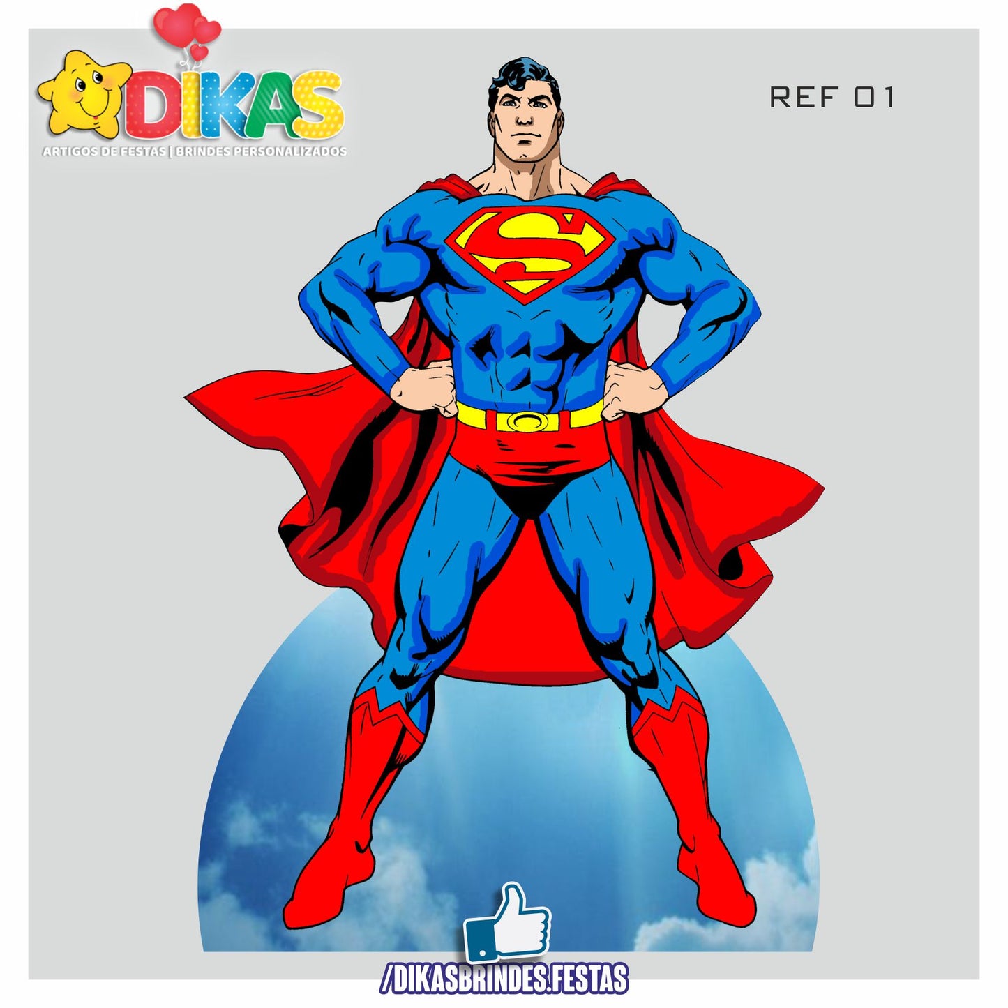 CENÁRIO PARA MESA - SUPER HOMEM