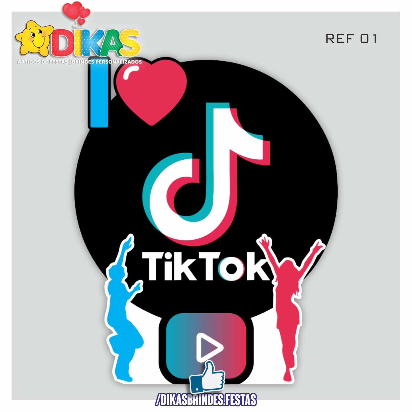 CENÁRIO PARA MESA - TIK TOK