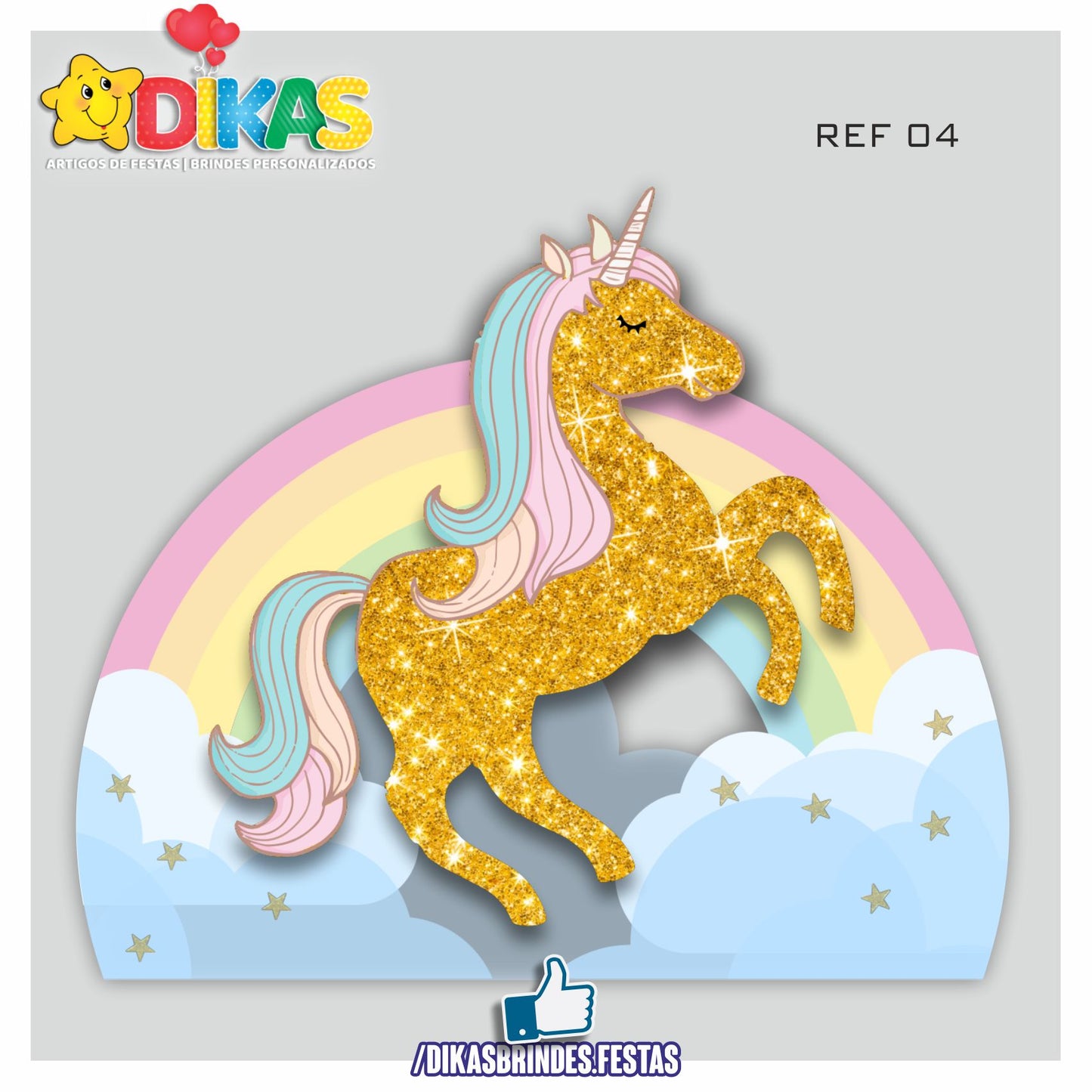 CENÁRIO PARA MESA - UNICÓRNIO