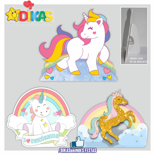 CENÁRIO PARA MESA - UNICÓRNIO