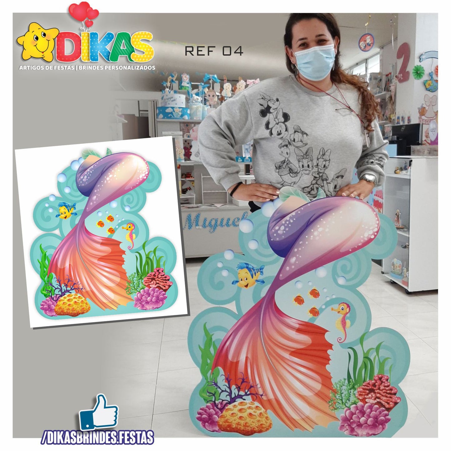 CENÁRIO DE CHÃO - PEQUENA SEREIA