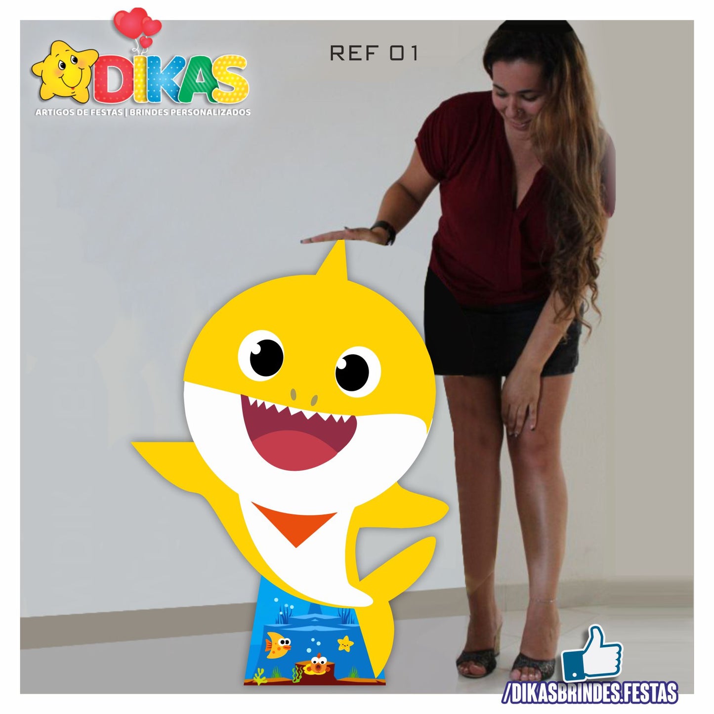 CENÁRIO DE CHÃO - BABY SHARK