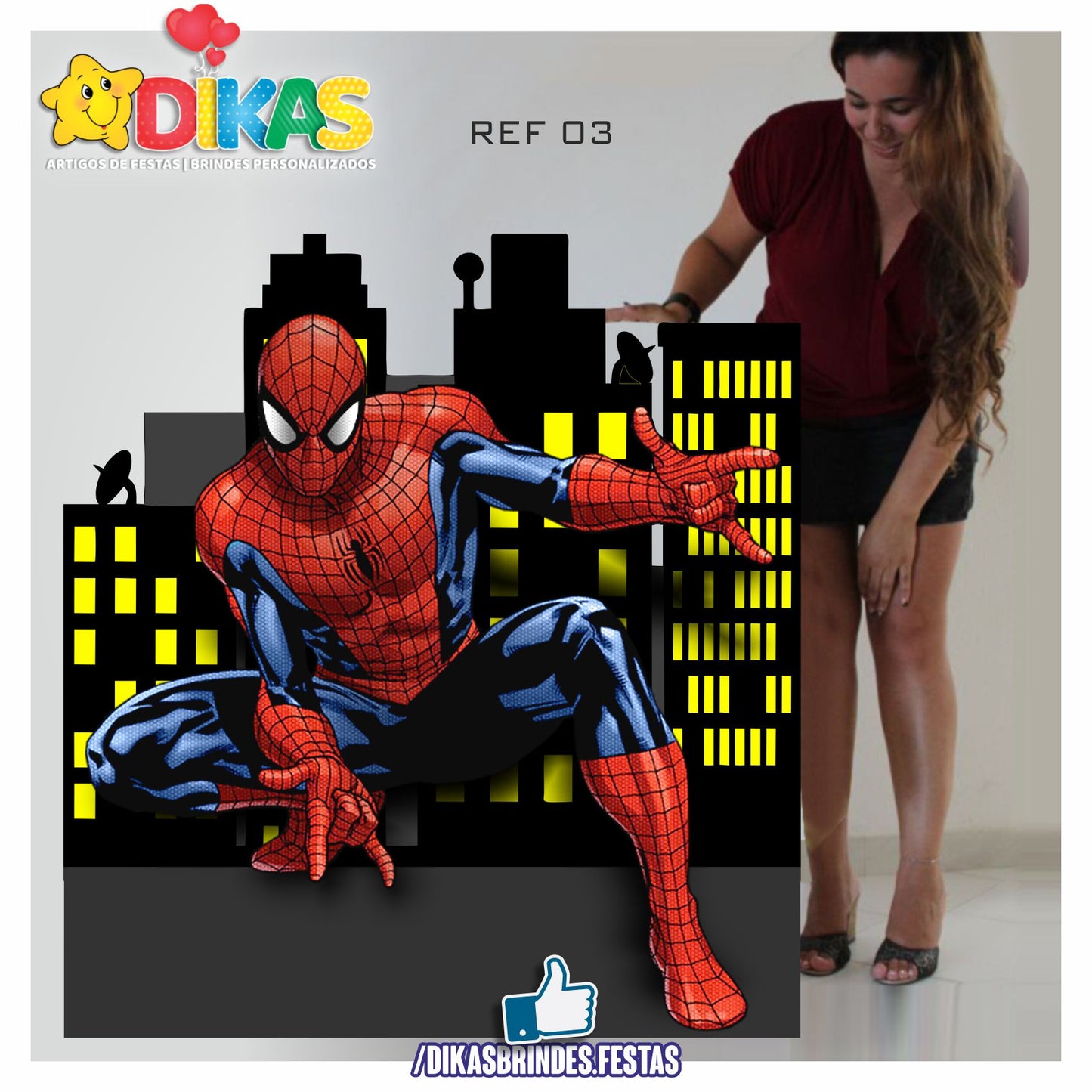 CENÁRIO DE CHÃO - HOMEM ARANHA